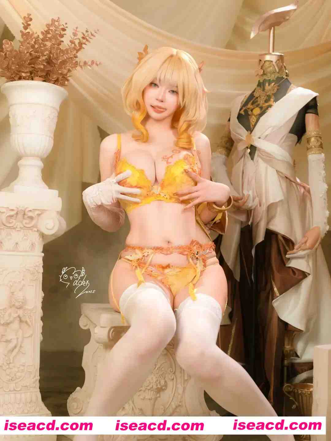 【COSPLAY】Machi馬吉 – 阿格莱雅（星铁）[106p]  【300M】